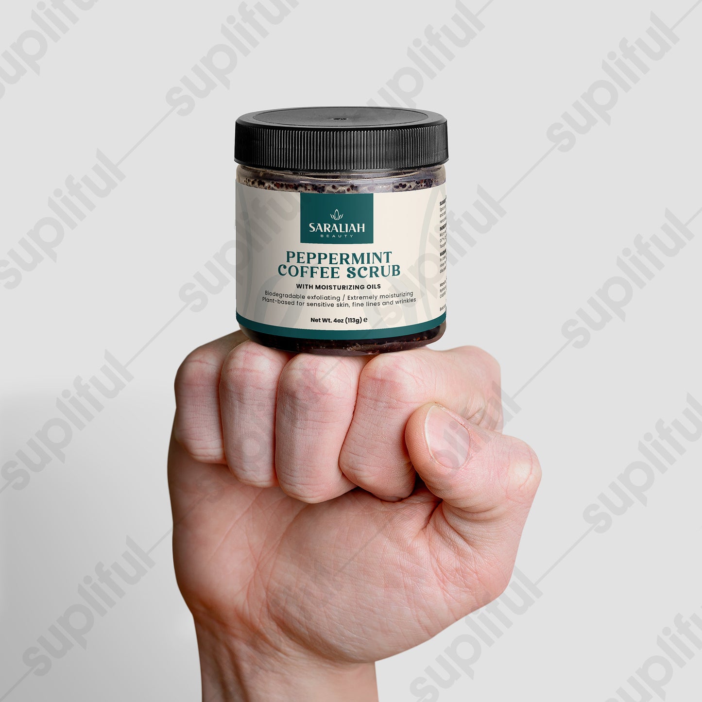Peppermint Coffee Scrub